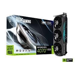 ZOTAC ゲーミンググラフィックボード RTX 4070 Ti SUPER Trinity Black Edition ZT-D40730D-10P