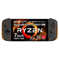 ONEXPLAYER ONEXMRP-B20R ポータブルゲーミングPC ONEXPLAYER mini Pro Ryzen版 ブラック&オレンジ [7.0型 /Windows11 Home /AMD Ryzen 7 /メモリ:32GB /SSD:2TB]