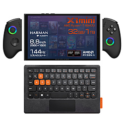 ONEXPLAYER ONEX1MINI8A3210R ポータブルゲーミングPC 8.8型 ONEXPLAYER X1 mini 3in1 PC [Windows11 Home /AMD Ryzen 7 /メモリ:32GB /SSD:1TB /2024年8月モデル]
