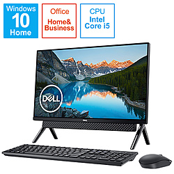 DELL FI557-9WHBBC デスクトップパソコン Inspiron 24 5490 ブラック [23.8型 /intel Core i5 /メモリ:8GB /HDD:1TB /SSD:256GB /2019年秋冬モデル]