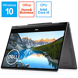 DELL ノートパソコン Inspiron 13 7391 2-in-1 ブラック MI753CP-9WHBC [13.3型 /Windows10 Home /intel Core i5 /メモリ:8GB /SSD:256GB /Office Home and Business /2019年秋冬モデル]