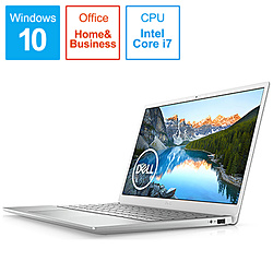 DELL ノートパソコン Inspiron 13 7391 シルバー MI783-9WHBC [13.3型 /Windows10 Home /intel Core i7 /メモリ:8GB /SSD:512GB /Office Home and Business /2019年秋冬モデル]