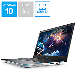 DELL NG385-9WLCW ゲーミングノートパソコン Dell G3 15 3590 ホワイト [15.6型 /Windows10 Home /intel Core i7 /メモリ:16GB /SSD:512GB /2019年秋冬モデル]