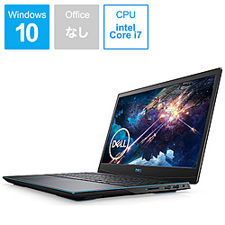 DELL NG385-9WLCB ゲーミングノートパソコン Dell G3 15 3590 ブラック [15.6型 /Windows10 Home /intel Core i7 /メモリ:16GB /SSD:512GB /2019年秋冬モデル]