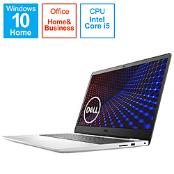 DELL ノートパソコン Inspiron 15 3000 ホワイト NI355L-AWHBCW [15.6型 /Windows10 Home /intel Core i5 /メモリ:8GB /SSD:256GB /Office Home and Business /2020年秋冬モデル]