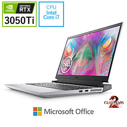 DELL NG585-BWHBCW ゲーミングノートパソコン G15 ファントムグレー [15.6型 /Windows11 Home /intel Core i7 /メモリ:16GB /SSD:512GB /Office Home and Business /2021秋冬モデル]