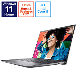 DELL ノートパソコン Inspiron 13 5310 プラチナシルバー MI573-BWHBC [13.3型 /Windows11 Home /intel Core i7 /メモリ:8GB /SSD:512GB /Office HomeandBusiness /2021秋冬モデル]