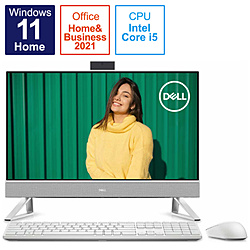 DELL FI557-CHHBWC デスクトップパソコン Inspiron 24 5410(トライアングル スタンド) パールホワイト [23.8型 /intel Core i5 /メモリ:8GB /SSD:512GB /2022年春モデル]