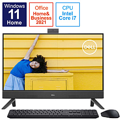 DELL FI779T-CHHBBC デスクトップパソコン Inspiron 27 7710 タッチ対応(アーチ スタンド) ダークシャドウグレー [27型 /intel Core i7 /メモリ:16GB /HDD:1TB /SSD:512GB /2022年春モデル]