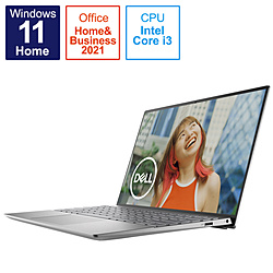 DELL ノートパソコン Inspiron 13 5320 プラチナシルバー MI533-CHHBC [13.3型 /Windows11 Home /intel Core i3 /メモリ:8GB /SSD:256GB /Office HomeandBusiness /日本語版キーボード /2022年春モデル]
