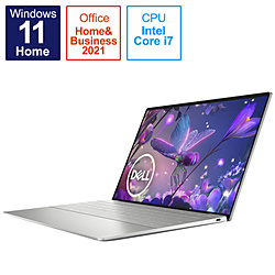 DELL ノートパソコン XPS 13 Plus 9320 プラチナシルバー MX73-CNHBS [13.4型 /Windows11 Home /intel Core i7 /メモリ:16GB /SSD:512GB /Office HomeandBusiness /日本語版キーボード /2022年10月モデル]