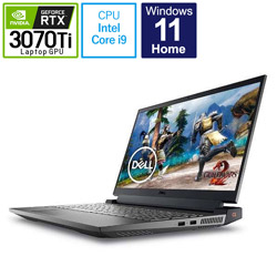 DELL NG5A5-CNLCB ゲーミングノートパソコン Dell G15 5520 ダークグレー [15.6型 /Windows11 Home /intel Core i9 /メモリ:16GB /SSD:512GB /Officeソフトなし /日本語版キーボード /2022年夏モデル]
