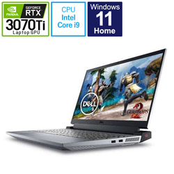 DELL NG5A5-CNLCW ゲーミングノートパソコン Dell G15 5520 ファントムグレー [15.6型 /Windows11 Home /intel Core i9 /メモリ:16GB /SSD:512GB /日本語版キーボード /2022年夏モデル]