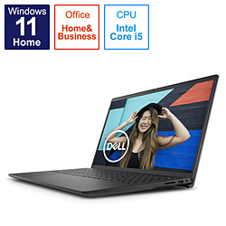 DELL ノートパソコン Inspiron 15 3520 カーボンブラック NI365-CNHBCB [15.6型 /Windows11 Home /intel Core i5 /メモリ:16GB /SSD:512GB /Office HomeandBusiness /日本語版キーボード /2022年夏モデル]