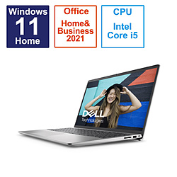 DELL ノートパソコン Inspiron 15 3520 プラチナシルバー NI355-DNHBSC [15.6型 /Windows11 Home /intel Core i5 /メモリ:16GB /SSD:512GB /Office HomeandBusiness /日本語版キーボード /2023年夏モデル]