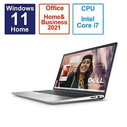 DELL ノートパソコン Inspiron 15 3530 プラチナシルバー NI385-DNHBSC [15.6型 /Windows11 Home /intel Core i7 /メモリ:16GB /SSD:512GB /Office HomeandBusiness /日本語版キーボード /2023年夏モデル]