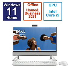 DELL AI567T-DNHBWC デスクトップパソコン Inspiron 24 5420 パールホワイト [23.8型 /intel Core i5 /メモリ:16GB /SSD:512GB /2023年夏モデル]