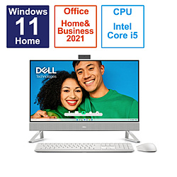 DELL AI759-DNHBWC デスクトップパソコン Inspiron 27 7720 パールホワイト [27型 /intel Core i5 /メモリ:8GB /SSD:512GB /2023年夏モデル]