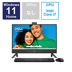 DELL AI779T-DNLBC デスクトップパソコン Inspiron 27 7720 ダークシャドウグレー [27型 /Windows11 Home /intel Core i7 /メモリ:16GB /HDD:1TB /SSD:512GB /無し /2023年夏モデル]