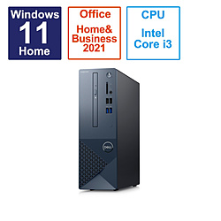 DELL SI30-DNHB デスクトップパソコン Inspiron 3020S ブラック [モニター無し /intel Core i3 /メモリ:8GB /SSD:256GB /2023年夏モデル]