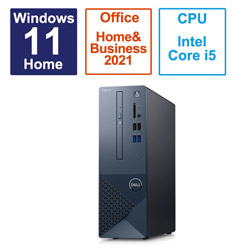 DELL SI50-DNHB デスクトップパソコン Inspiron 3020S ブラック [モニター無し /intel Core i5 /メモリ:8GB /SSD:512GB /2023年夏モデル]