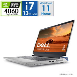 DELL NG595-DNLCW ゲーミングノートパソコン Dell G15 5530 クォンタム ホワイト [15.6型 /Windows11 Home /intel Core i7 /メモリ:16GB /SSD:1TB /Officeソフトなし /日本語版キーボード /2023年夏モデル]