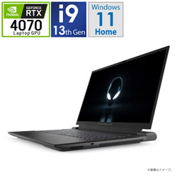 DELL NAM98-DNLCB ゲーミングノートパソコン Alienware m18 ダークメタリックムーン [18.0型 /Windows11 Home /intel Core i9 /メモリ:32GB /SSD:2TB /Officeソフトなし /日本語版キーボード /2023年夏モデル]