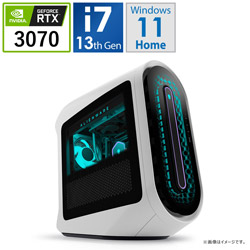 DELL DA90-DNLCW ゲーミングデスクトップパソコン Alienware Aurora R15(RTX 3070 LHR) ルナライト(シルバーホワイト)
