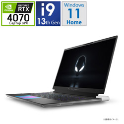 DELL NAX96E-DWLCW ゲーミングノートパソコン Alienware x16 ルナシルバー [16.0型 /Windows11 Home(英語版) /intel Core i9 /メモリ:32GB /SSD:2TB /Officeソフトなし /英語版キーボード /2023秋冬年モデル]