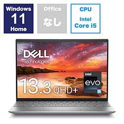 DELL ノートパソコン Inspiron 13 5330 プラチナシルバー MI553-DWLCS [13.3型 /Windows11 Home /intel Core i5 /メモリ:16GB /SSD:512GB /無し /日本語版キーボード /2023年秋冬モデル]