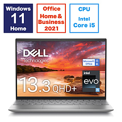 DELL ノートパソコン Inspiron 13 5330 プラチナシルバー MI553-DWHBCS [13.3型 /Windows11 Home /intel Core i5 /メモリ:16GB /SSD:512GB /Office HomeandBusiness Premium /日本語版キーボード /2023年秋冬モデル]