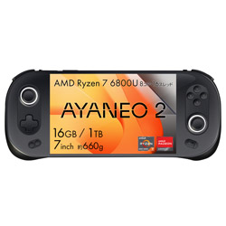 AYANEO AYA2-BK-1R ゲーミングモバイルパソコン AYANEO 2 スターリーブラック [7.0型 /Windows11 Home /AMD Ryzen 7 /メモリ:16GB /SSD:1TB /2023年4月モデル]