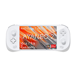 AYANEO AYA2-WT-1R ゲーミングモバイルパソコン AYANEO 2 スカイホワイト [7.0型 /Windows11 Home /AMD Ryzen 7 /メモリ:16GB /SSD:1TB /WPS Office /2023年4月モデル]