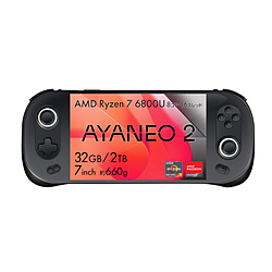AYANEO AYA2-BK-2R ゲーミングモバイルパソコン AYANEO 2 スターリーブラック [7.0型 /Windows11 Home /AMD Ryzen 7 /メモリ:32GB /SSD:2TB /WPS Office /2023年4月モデル]
