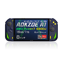 AOKZOEA1-1R ポータブルゲーミングPC AOKZOE A1 クォンタムブルー [8.0型 /Windows11 Home /AMD Ryzen 7 /メモリ:16GB /SSD:1TB]
