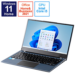 THIRDWAVE ノートパソコン F-14TGR22 [14.0型 /Windows11 Home /intel Core i5 /メモリ:16GB /SSD:512GB /Office HomeandBusiness /日本語版キーボード /2022年6月モデル]