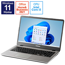 THIRDWAVE ノートパソコン DX-T5R22 [15.6型 /Windows11 Home /intel Core i5 /メモリ:16GB /Office HomeandBusiness /日本語版キーボード /2022年6月モデル]
