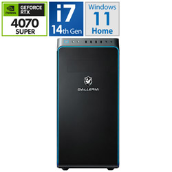 THIRDWAVE ZRR7K-47S31 R41 ゲーミングデスクトップパソコン GALLERIA(RTX 4070 SUPER)