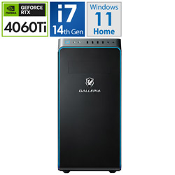 THIRDWAVE XRR7F-46T31 R41 ゲーミングデスクトップパソコン GALLERIA(RTX 4060 Ti)