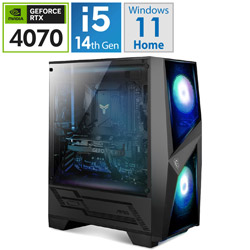 I5B764070PMM Panoplia Powered by msi I5B764070PMM [intel Core i5 /GeForce RTX 4070/Windows11 Home /メモリ:32GB /SSD:1TB /2024年11月モデル] [Windows11 Home /intel Core i5 /メモリ:32GB /SSD:1TB]