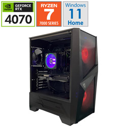 R7B654070PM3 ゲーミングデスクトップパソコン Panoplia Powered by msi(RTX 4070)