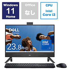 DELL AI537-EHLBC デスクトップパソコン Inspiron24 5430 オールインワン ダークシャドウグレー [23.8型 /Windows11 Home /intel Core 3 /メモリ:8GB /SSD:512GB /無し /2024年春モデル]