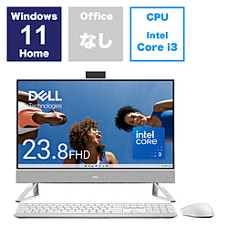 DELL AI537-EHLWC デスクトップパソコン Inspiron24 5430 オールインワン パールホワイト [23.8型 /Windows11 Home /intel Core 3 /メモリ:8GB /SSD:512GB /無し /2024年春モデル]