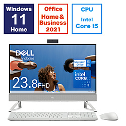 DELL AI567-EHHBWC デスクトップパソコン Inspiron24 5430 オールインワン パールホワイト [23.8型 /intel Core 5 /メモリ:16GB /SSD:1TB /2024年春モデル]