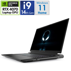 DELL NAM98-EHLBC ゲーミングノートパソコン Alienware m18 R2(RTX 4070) ダークメタリックムーン [18.0型 /Windows11 Home /intel Core i9 /メモリ:32GB /SSD:2TB /Officeソフトなし /日本語版キーボード]
