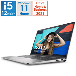 DELL ノートパソコン Inspiron 15 3520 プラチナシルバー NI355B-EWHBNPSC [15.6型 /Windows11 Home /intel Core i5 /メモリ:16GB /SSD:512GB /Office HomeandBusiness /日本語版キーボード /2024年秋冬モデル]