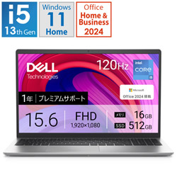 DELL ノートパソコン Inspiron 15 3530 プラチナシルバー NI365-FHHBSC [15.6型 /Windows11 Home /intel Core i5 /メモリ:16GB /SSD:512GB /Office Home and Business /日本語版キーボード /2025年春モデル]