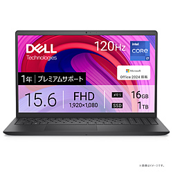 DELL ノートパソコン Inspiron 15 3530 カーボンブラック NI385-FHHBBC [15.6型 /Windows11 Home /intel Core i7 /メモリ:16GB /SSD:1TB /Office Home and Business /日本語版キーボード /2025年春モデル]