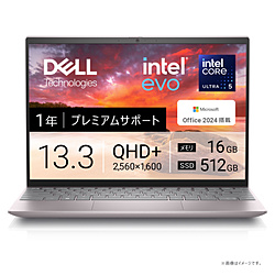 DELL ノートパソコン Inspiron 13 5330 ライトピンク MI563-FHHBCP [13.3型 /Windows11 Home /intel Core Ultra 5 /メモリ:16GB /SSD:512GB /Office Home and Business /日本語版キーボード /2025年春モデル]