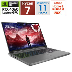 Lenovo 83DH001NJP ゲーミングノートパソコン Legion Slim 5 Gen 9(RTX 4060) ルナグレー
